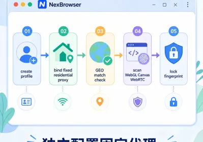多账号养号：指纹一致性与固定代理实操