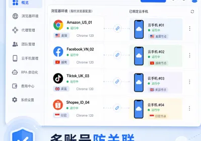 指纹配云手机：多账号防关联实操