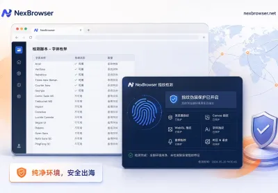 Multilogin上线字体掩码之后：浏览器字体指纹获取原理与隔离方法的三层核对