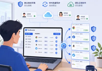 多账号批量运维：指纹RPA同步与云端协作