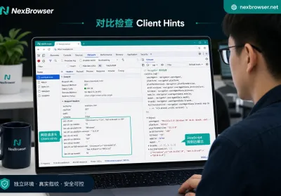 GoLogin替代方案：从2026年7月24日修复的Client Hints不一致，看四项可验证的环境核对判据