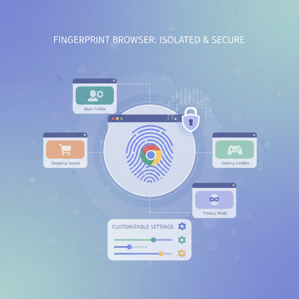 指纹浏览器与Chrome内核的抽象图