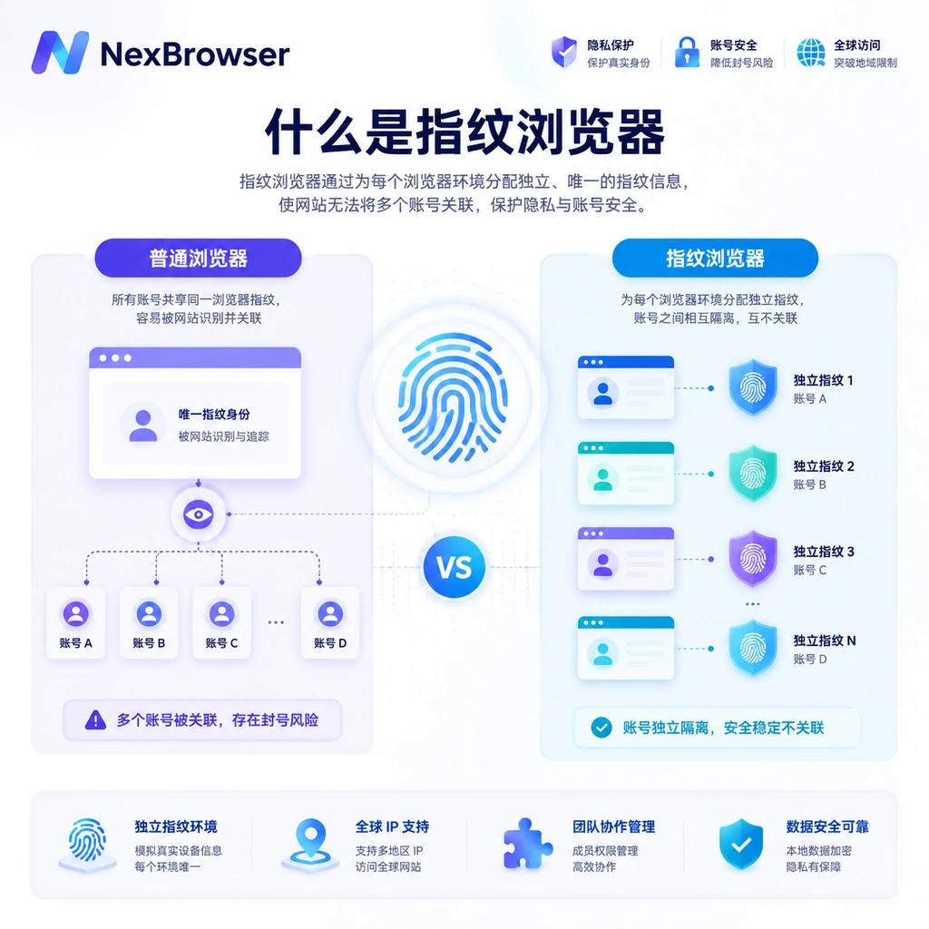 什么是指纹浏览器：普通浏览器与指纹浏览器对比
